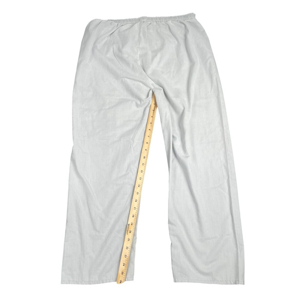 Vintage P.J. Knight Men XL Pajamas Sleepwear Set Grey Top Bottom Grandpa Summer - Picture 8 of 9